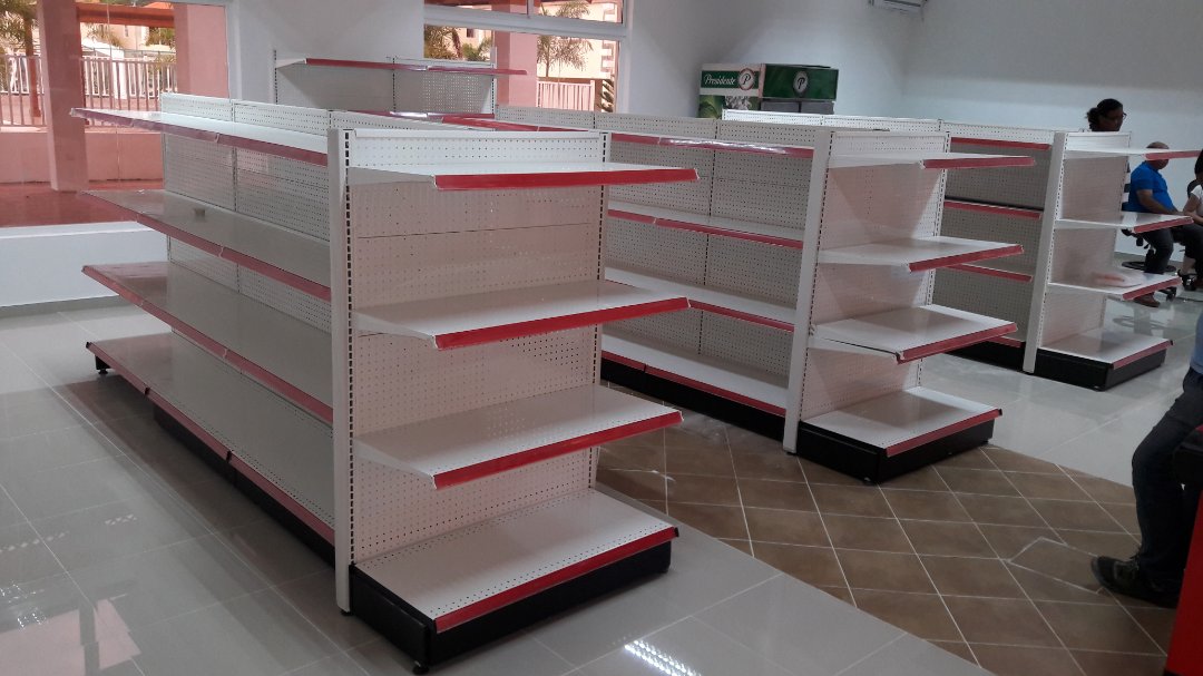 equipos profesionales - Estanterias, Tramerias metalicas, gondolas de supermercado en metal Nuevas  1