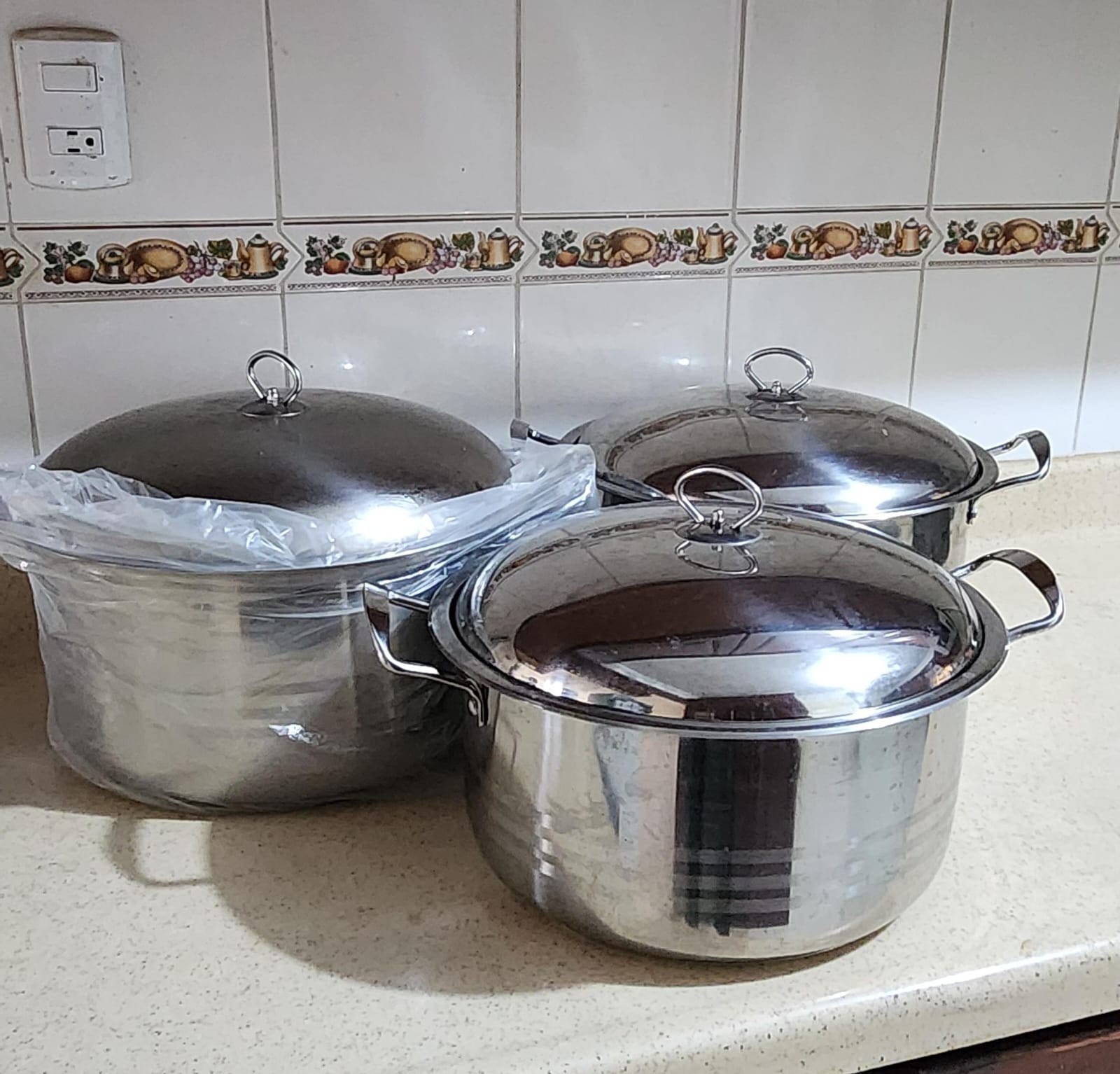 cocina - JUEGOS DE OLLAS CON TAPA EN ACERO INOXIDABLE. 0