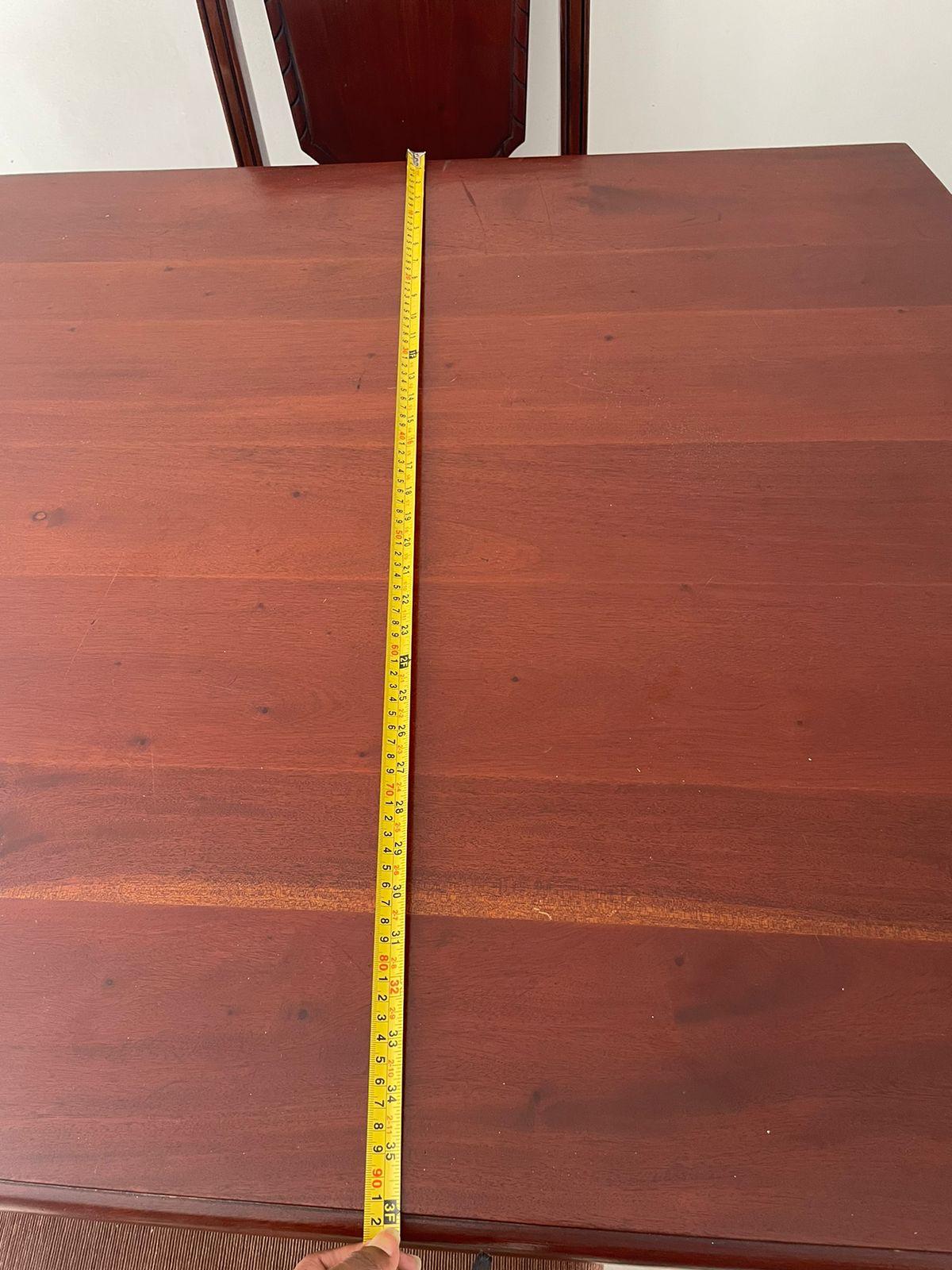 muebles y colchones - Juego de Comedor en Caoba de 4 sillas 3
