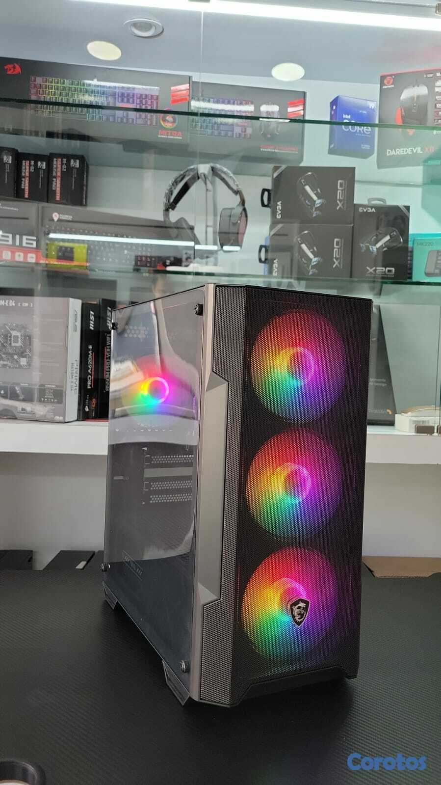 computadoras y laptops - Pc GAMING MSI , Ryzen 5 5600G  16GB 512 SSD 2