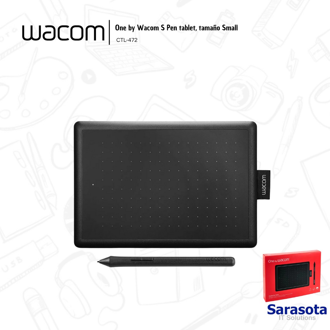 accesorios para electronica - One by Wacom Tableta Gráfica más estuche de regalo 1