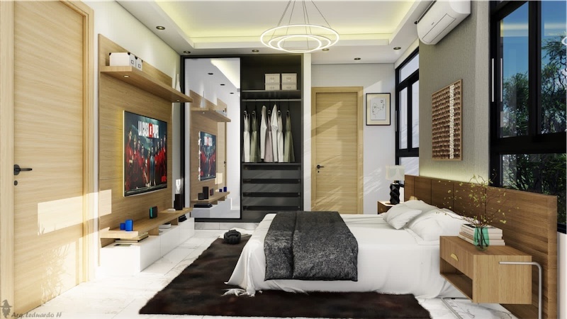 casas vacacionales y villas - Venta de villas en boca chica complejo turístico con piscina Santo Domingo 1