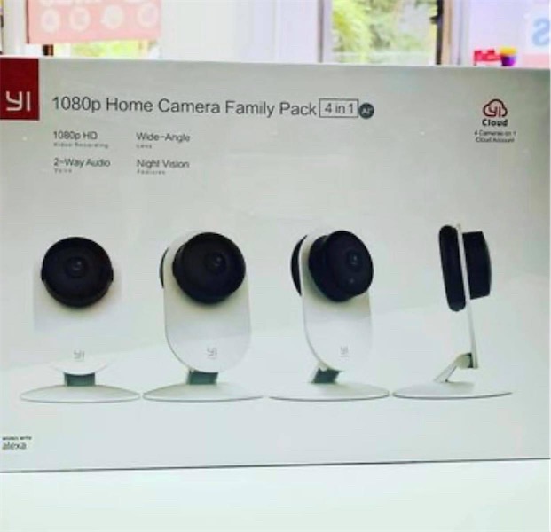 camaras y audio - Set de 4 cámaras Inalámbricas Wifi. 1080p - AL POR MAYOR Y AL DETALLE