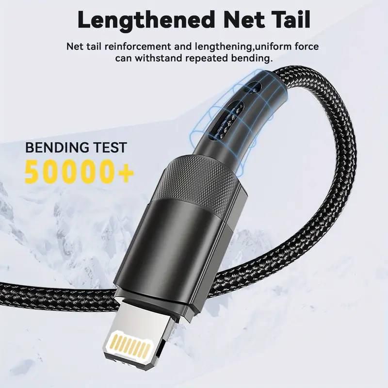 accesorios para electronica - PD30W Max Cable Cargador para Cable USB-C a iOS 4