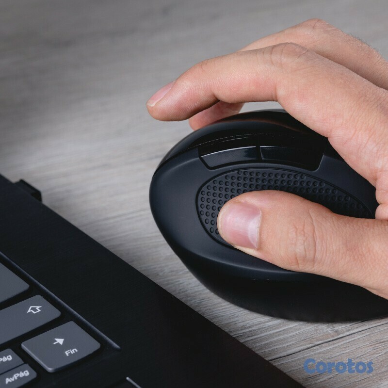 impresoras y scanners - MOUSE WIRELESS KLIPX ORBIX - ERGONOMICO – VERTICAL ,6 BOTONES - 2.4 GHZ 1000/120 2