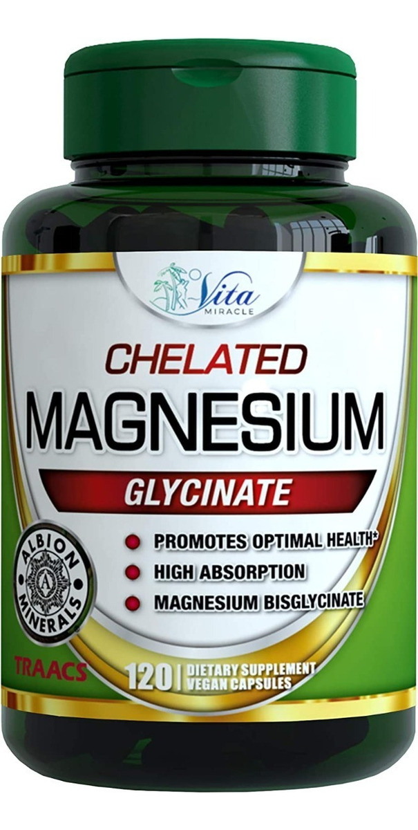 Salud y Equipamiento Médico - Glicinato Magnesio 120cap Vita