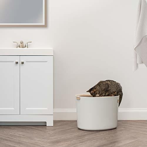 Salud y Equipamiento Médico - Caja De Arena Para Gatos Con Entrada Superior De Iris Con Pa 1