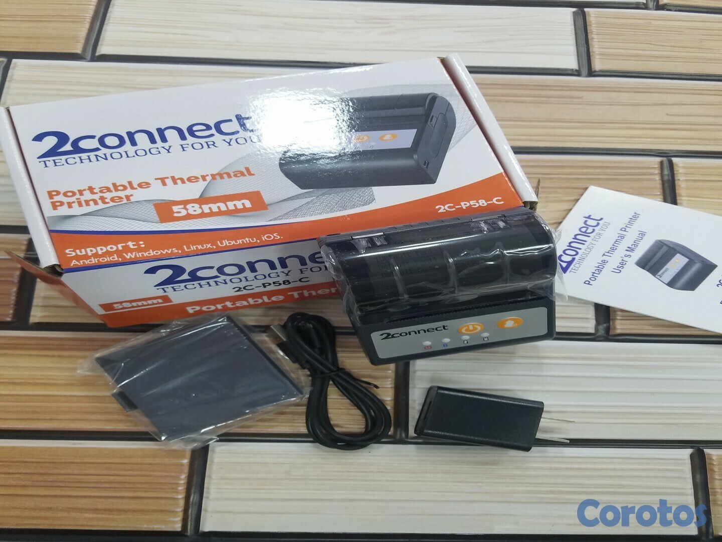 impresoras y scanners - Impresora termica bluetooth y USB de 58mm 2 connect  3