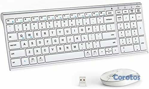 computadoras y laptops - TECLADO MOUSE ,PARA MAC,WINDOWS ICLEVER GK03 COMBO INALÁMBRICOS 3