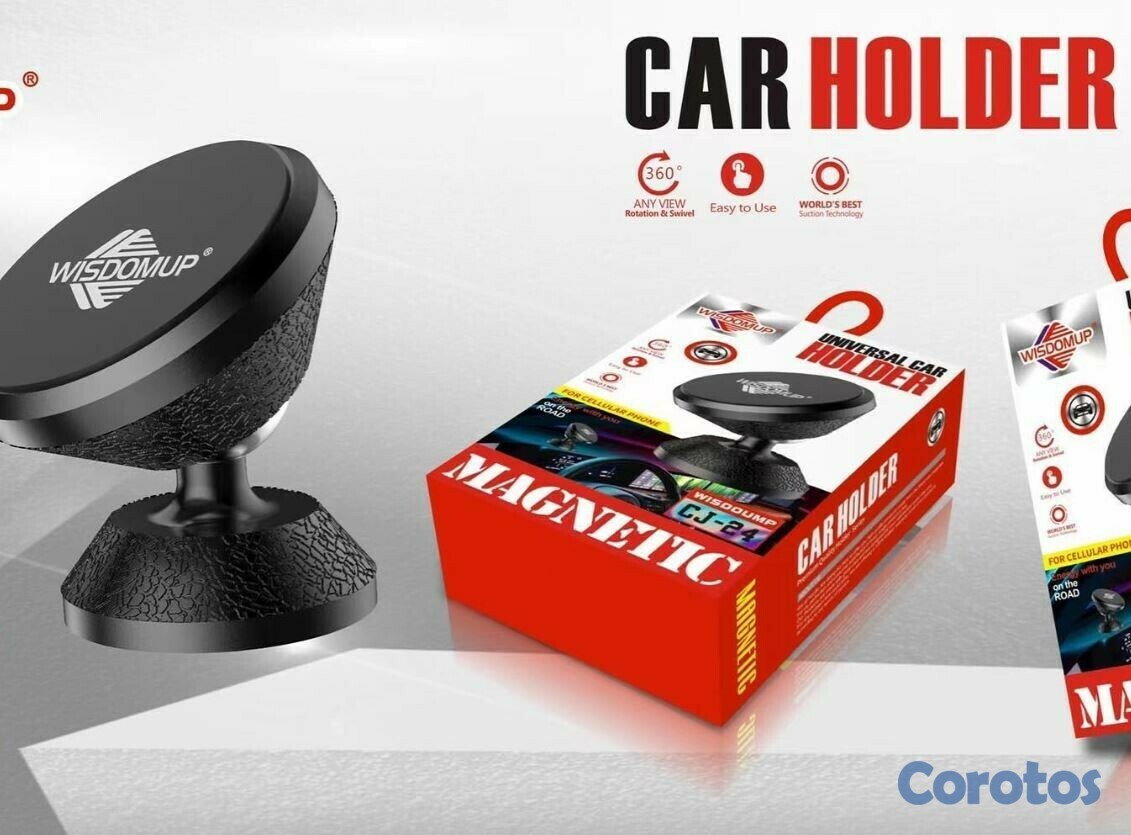 accesorios para electronica - Soporte universal de celular magnetico para carro CJ-24 1