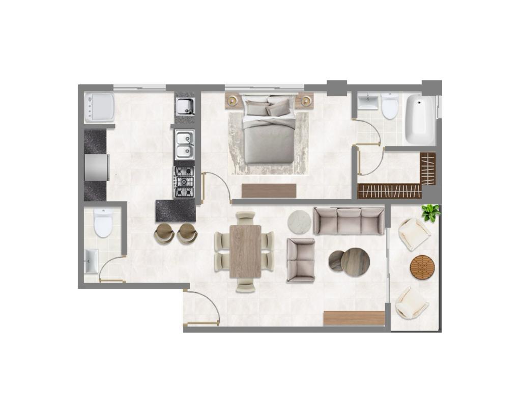 apartamentos - Proyecto de apartamentos en venta en la Av. Independecia 3