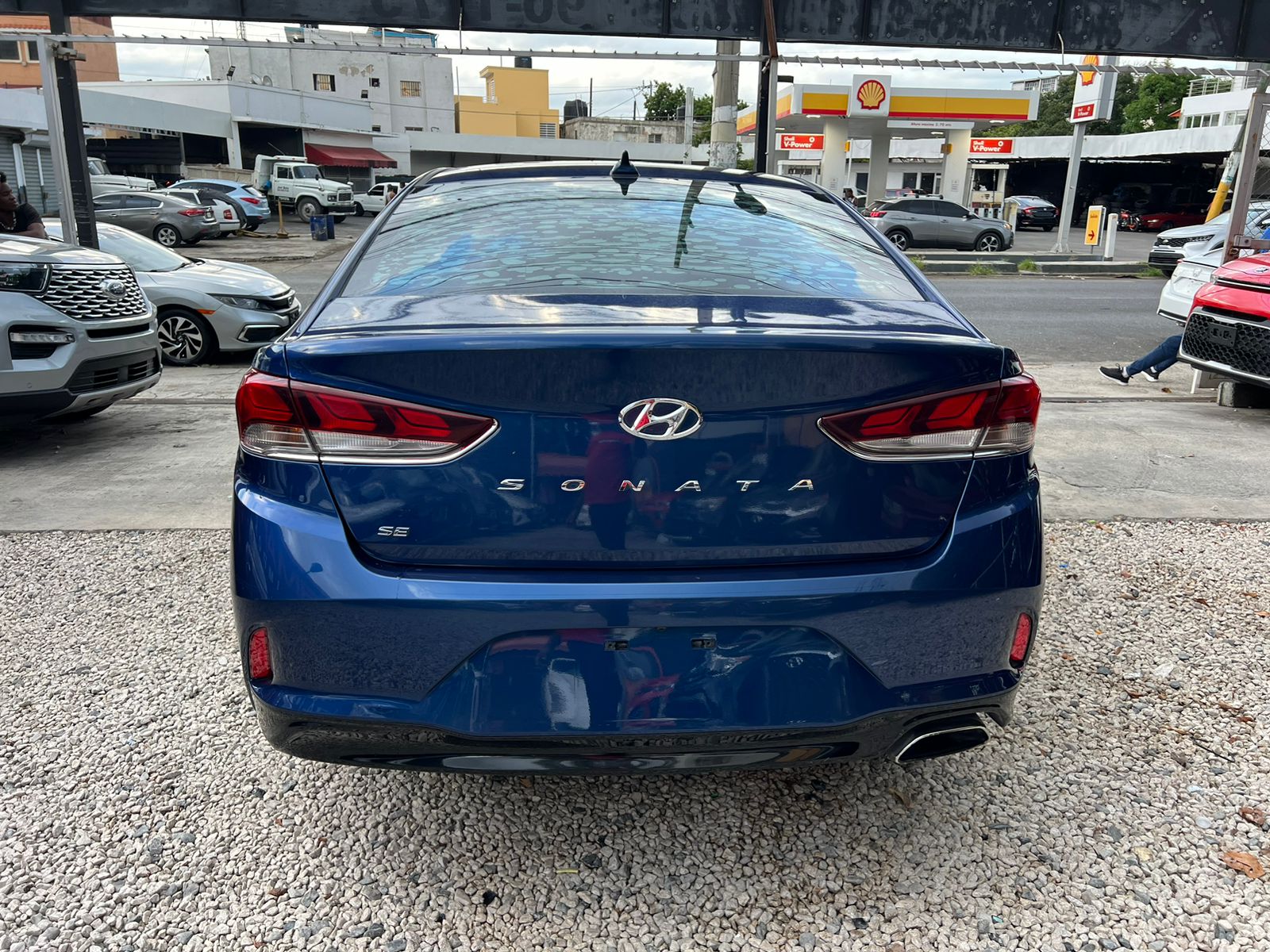 carros - HYUNDAI SONATA SE 2019 AZUL "RECIEN IMPORTADO" 4