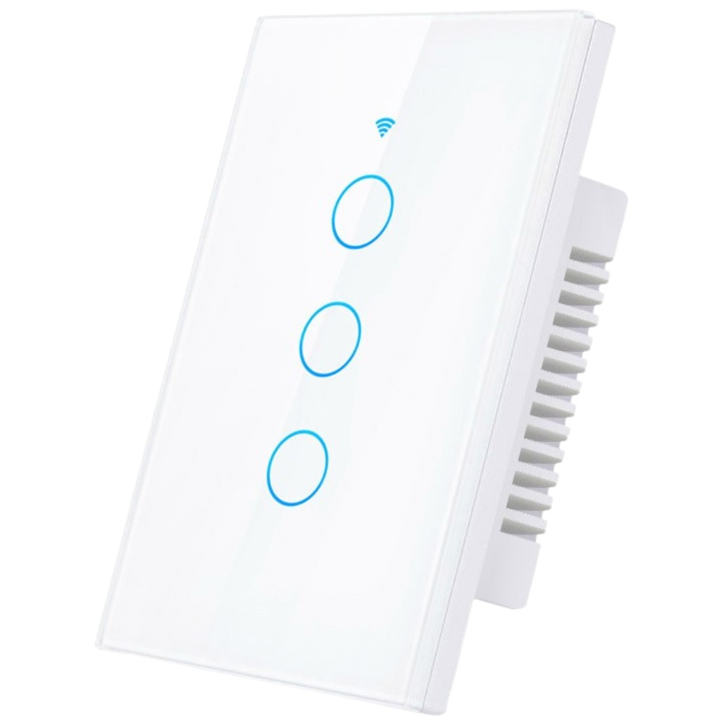 accesorios para electronica -  INTERRUPTOR INTELIGENTE WIFI SMART TOUCH 1 2 Y 3 CANALES COLOR BLANCO 0