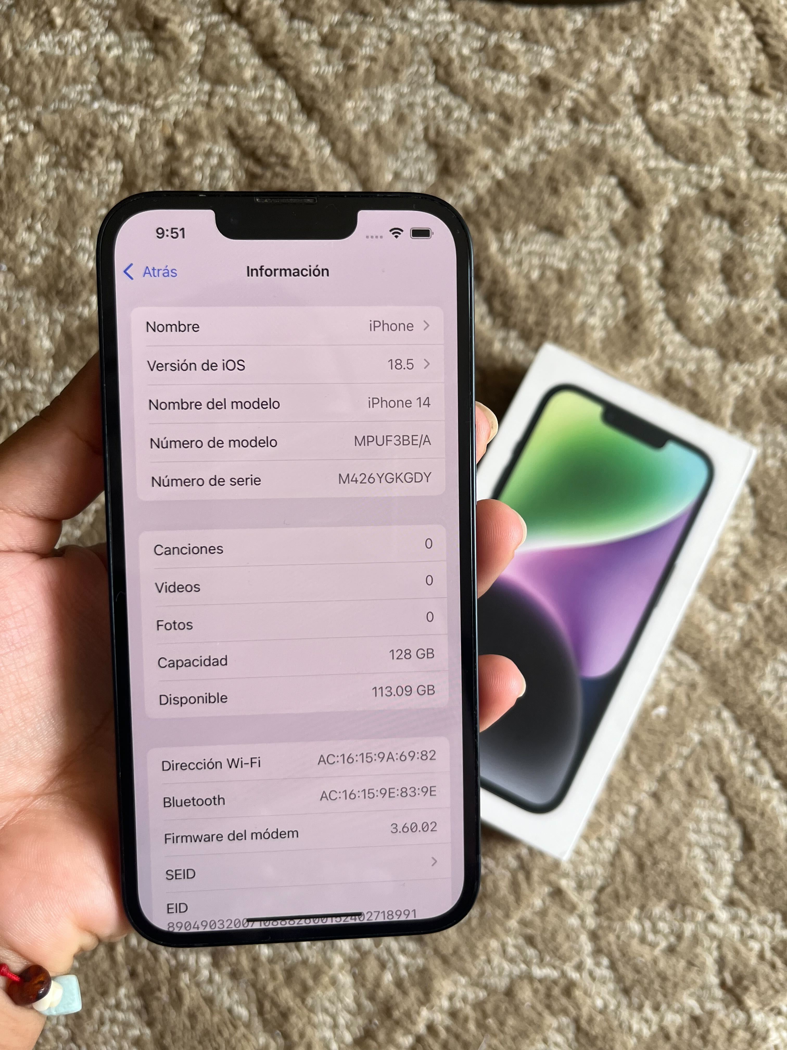celulares y tabletas - IPHONE 14 FACTORY UNLOCKED 128GB 3