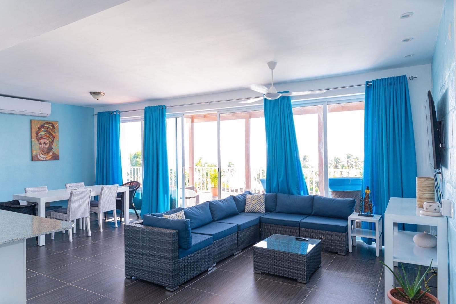 apartamentos - Samaná- Apartamento amueblado - Vista al mar - Piscina y Playa privada 3