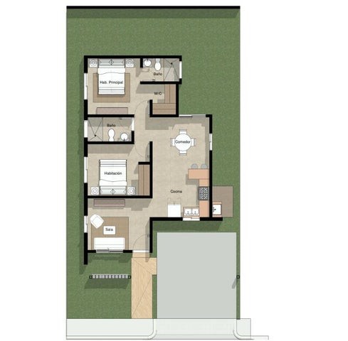 casas - Proyecto en venta La Altagracia #24-1877 dos dormitorios, dos baños. 2 parqueos. 7
