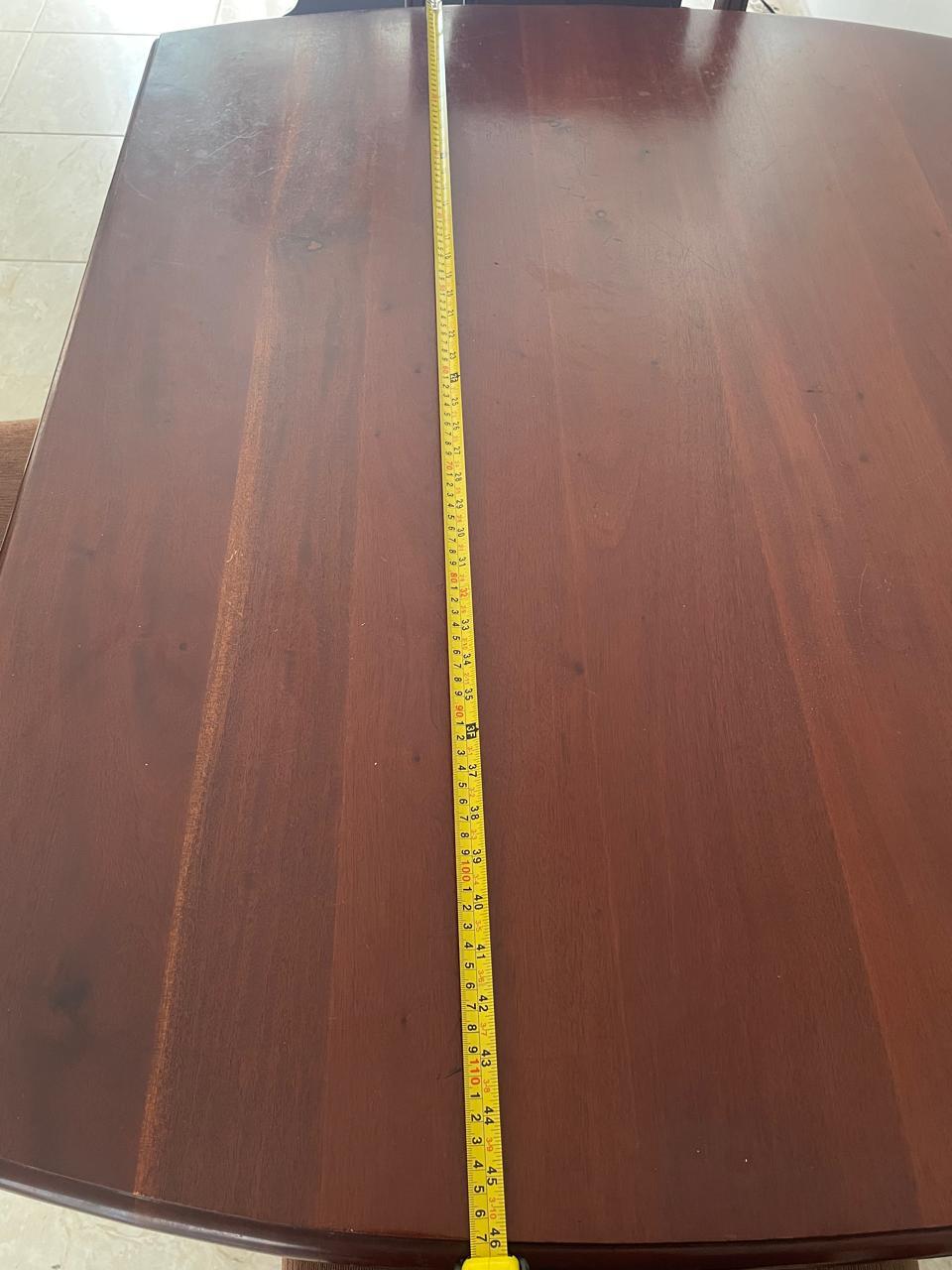 muebles y colchones - Juego de Comedor en Caoba de 4 sillas 4