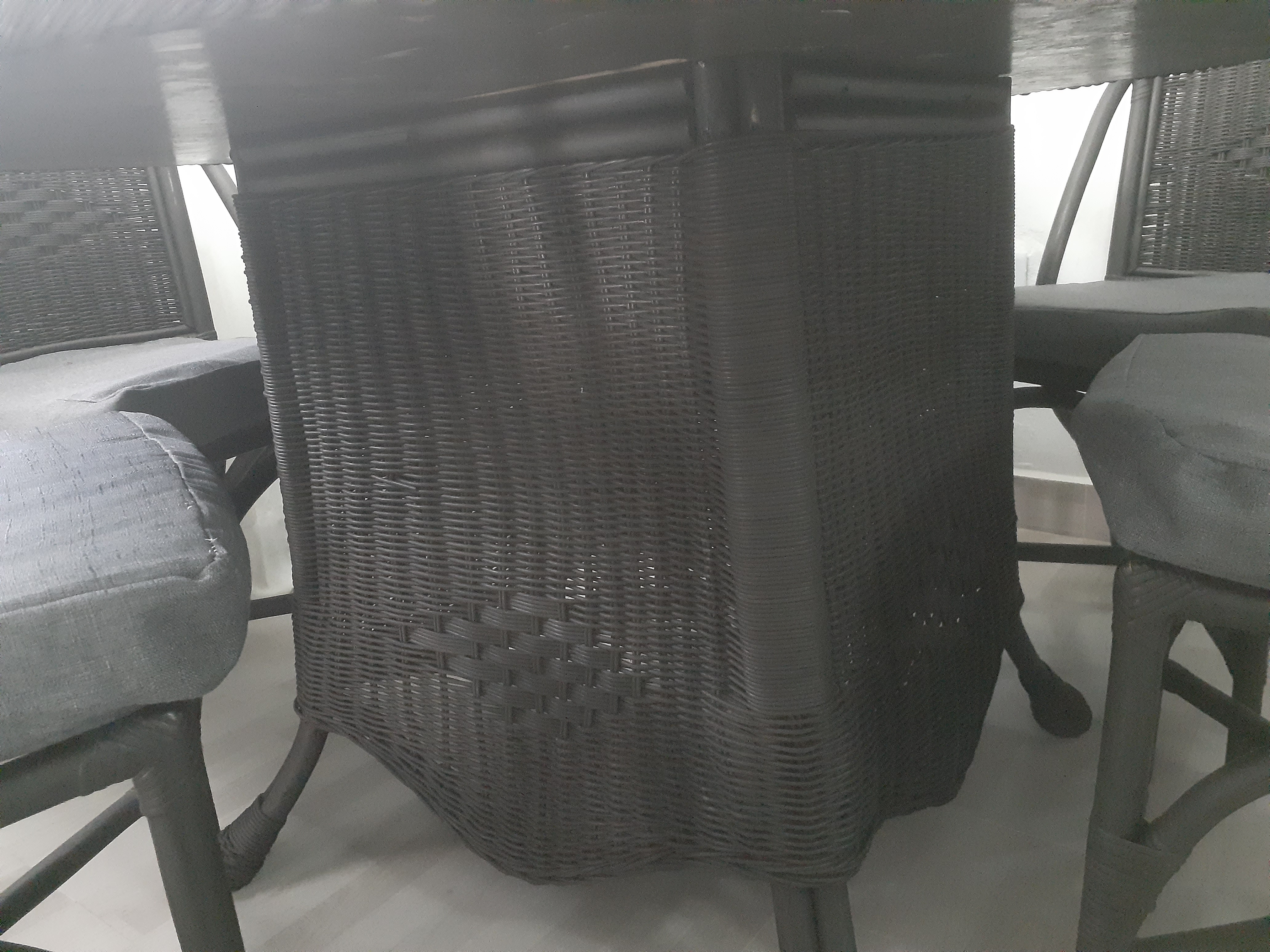 muebles y colchones - Comedor en mimbre y ratan