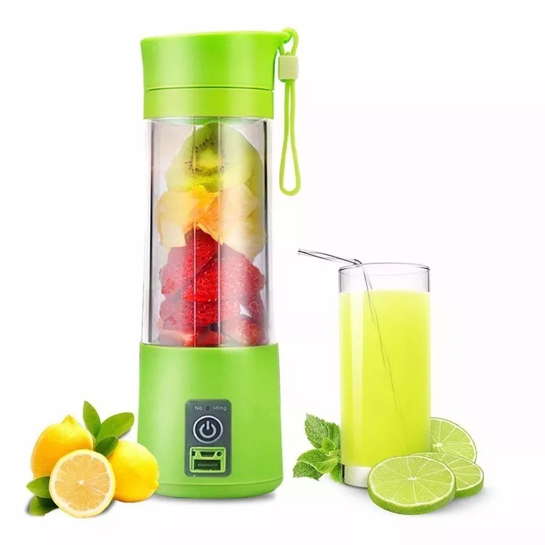 electrodomesticos - Licuadora Portatil Recargable Portable Jugos Batidos Batidor 4 CUCHILLAS 3