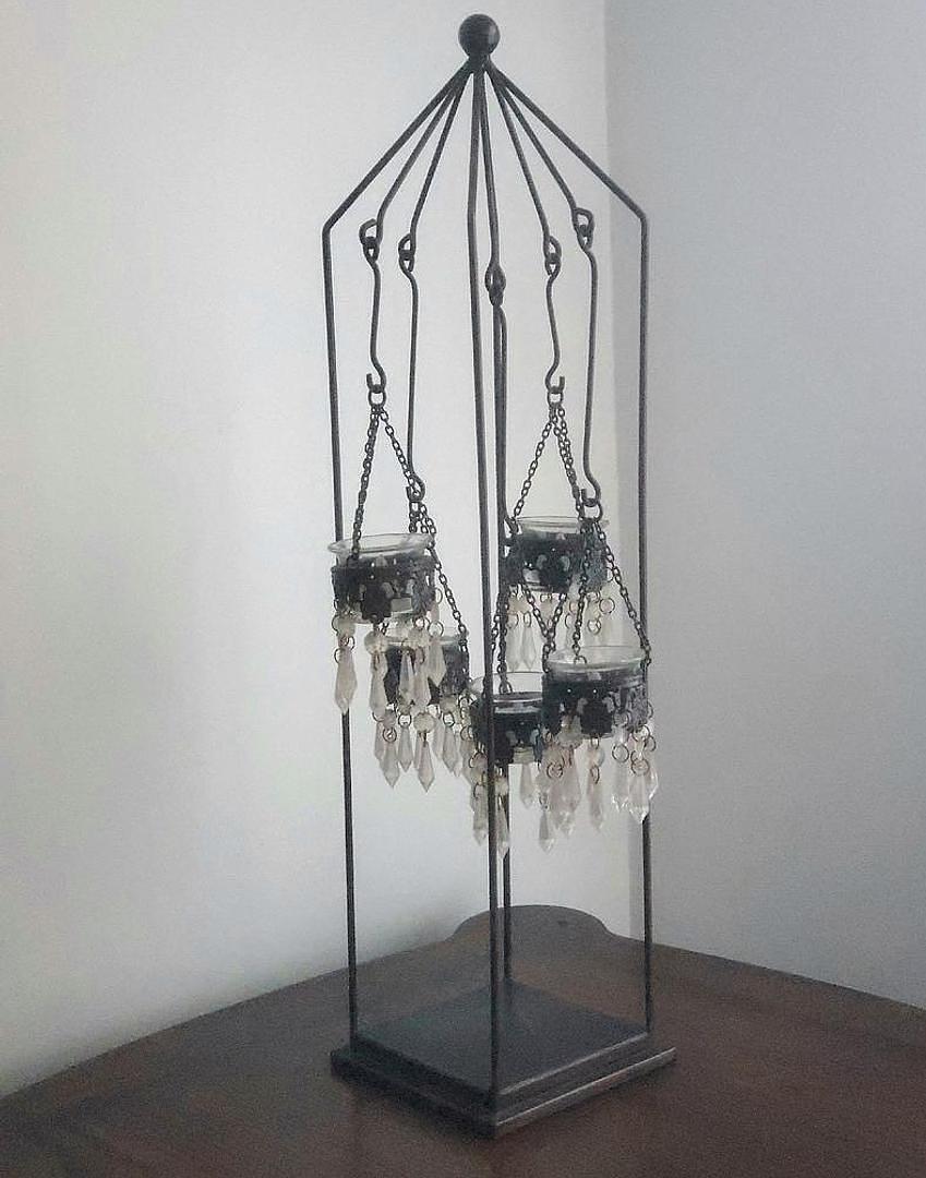 decoración y accesorios - Candelabro Torre, de mesa en hierro 
Chandelier