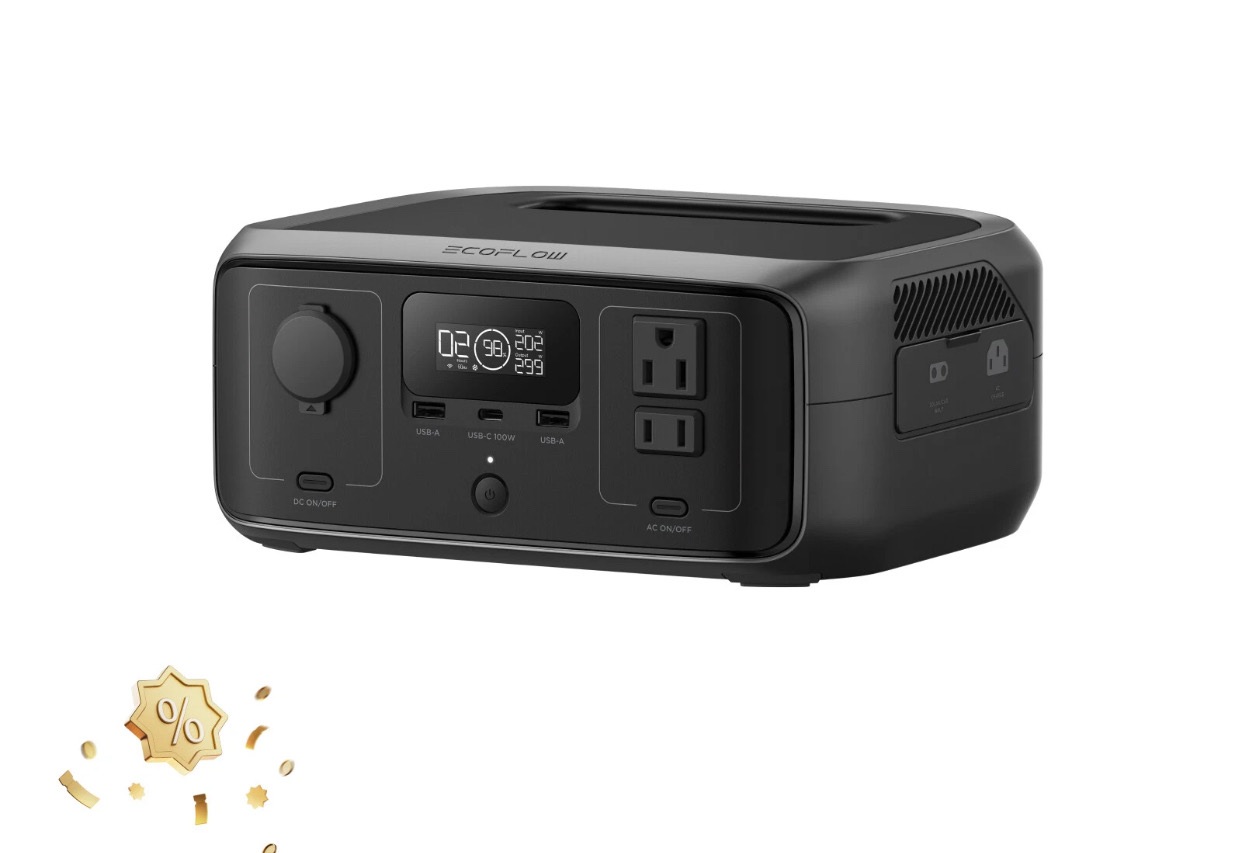 plantas e inversores - EcoFlow RIVER 3 Portable Power Station 245Wh  0