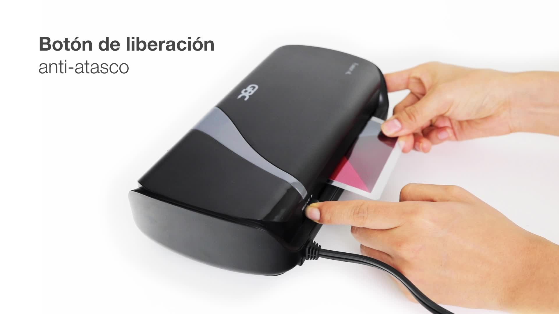 impresoras y scanners - PLASTIFICADORA GBC FUSION 4L P6664 PARA CARNET,LAMINAS 3 y 5  2
