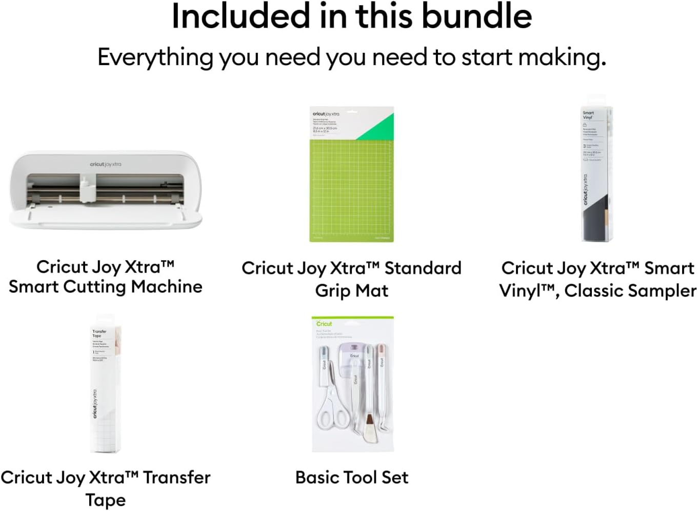 equipos profesionales - Cricut Joy Xtra Smart Cutting Machine | Vinyl Starter Kit 1