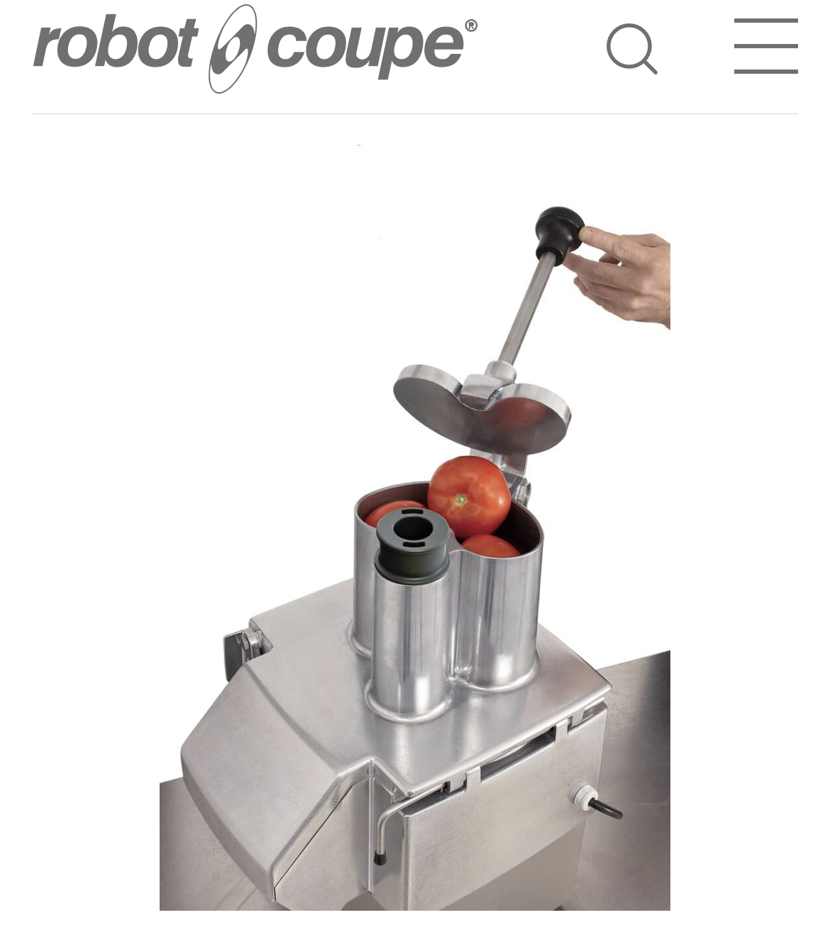 equipos profesionales - Procesador y cortador de vegetales industrial

Robot Coupe CL 50 , NUEVO  2