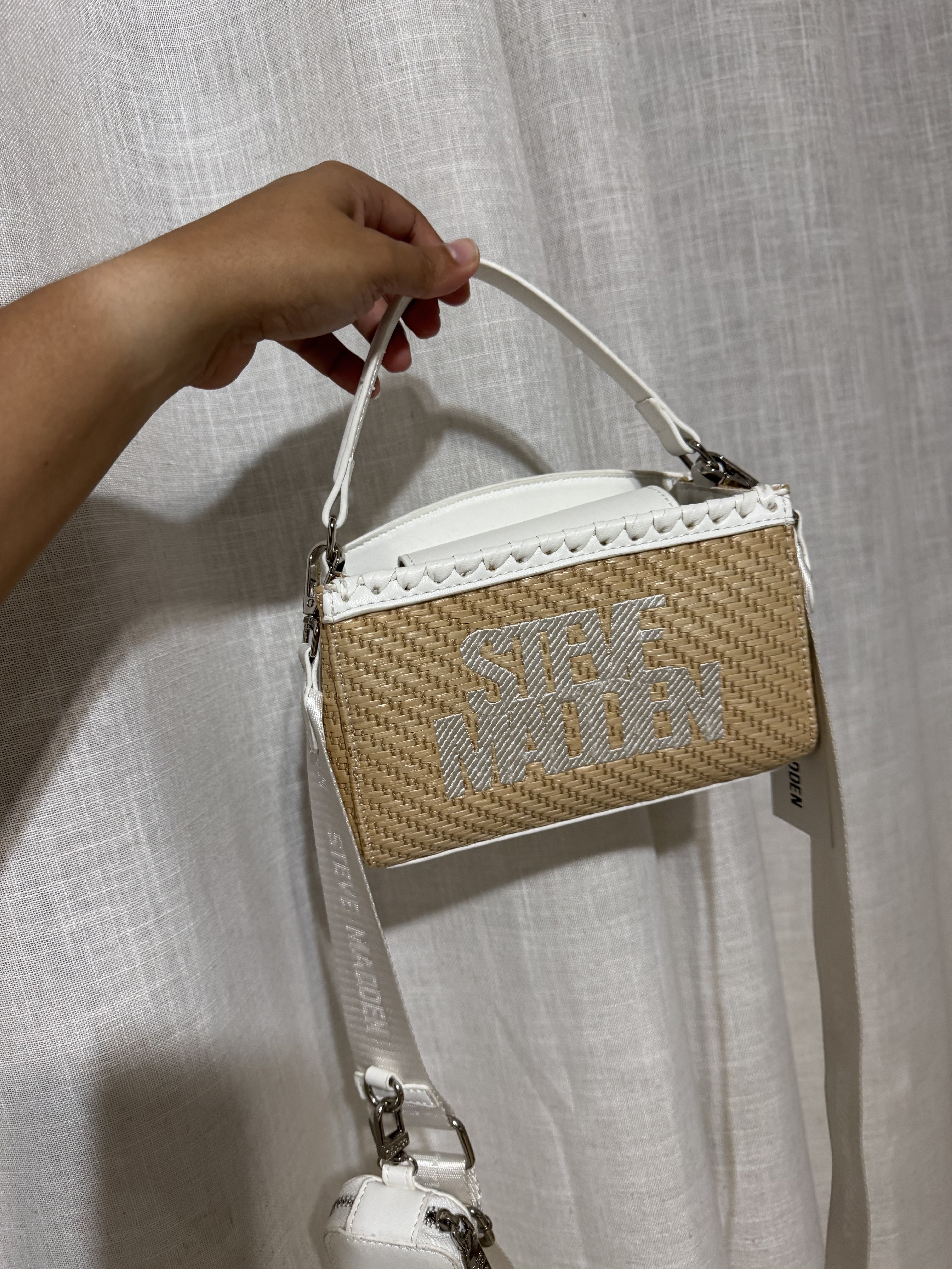 carteras y maletas - cartera steve madden blanca 3
