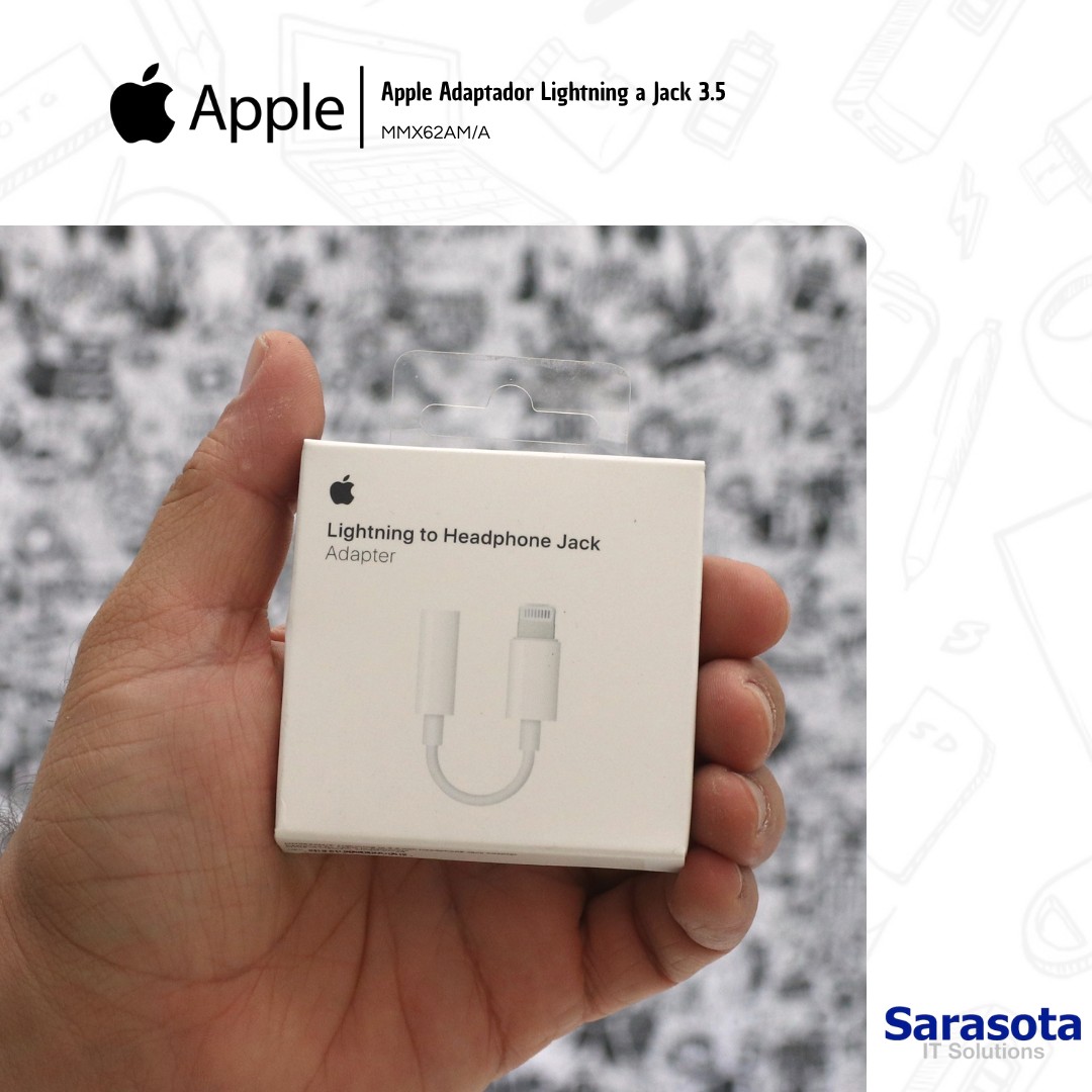 accesorios para electronica -  Adaptador Lightning a Jack 3.5mm Apple MMX62AM/A