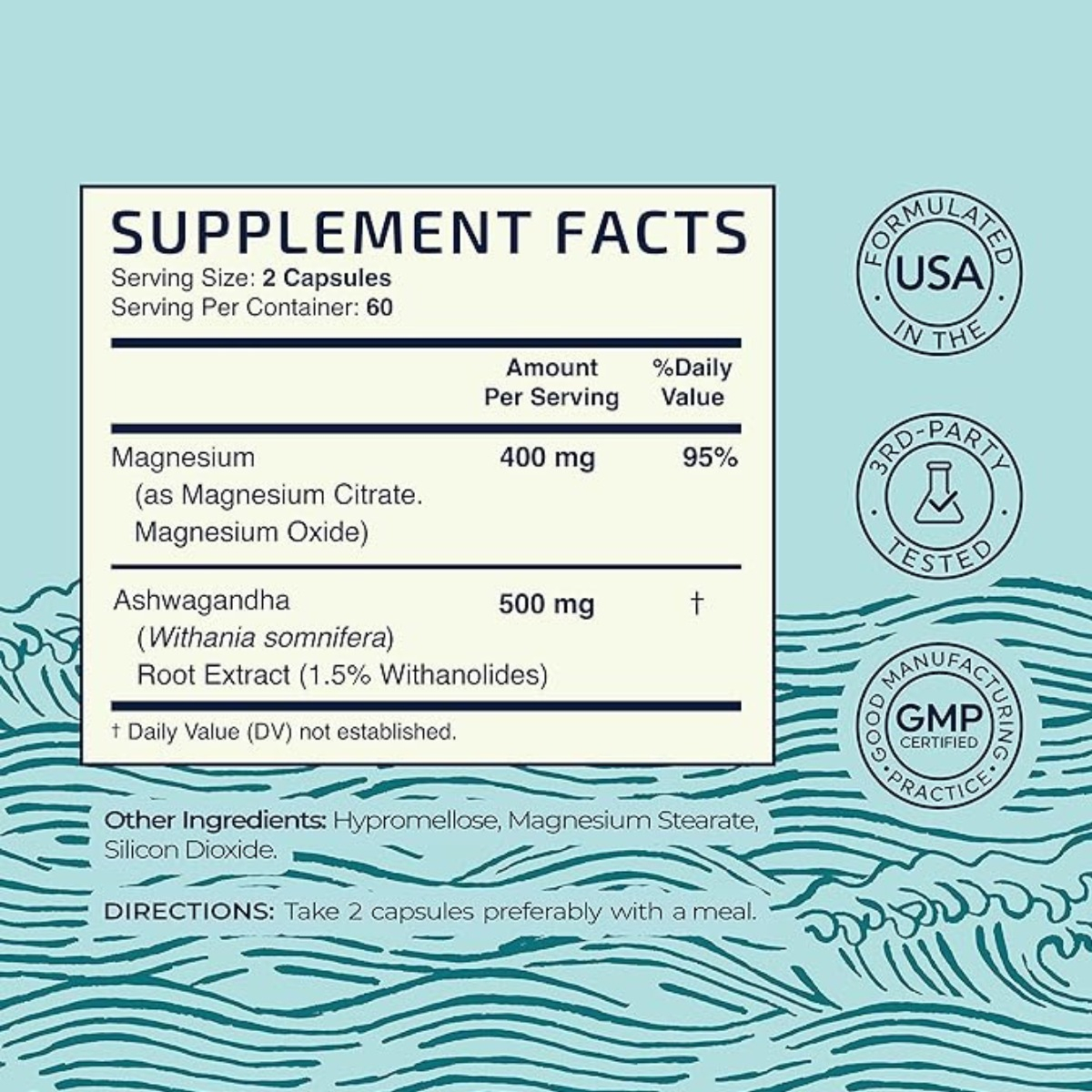 Salud y Equipamiento Médico - Ashwagandha De Magnesio 900 mg 1