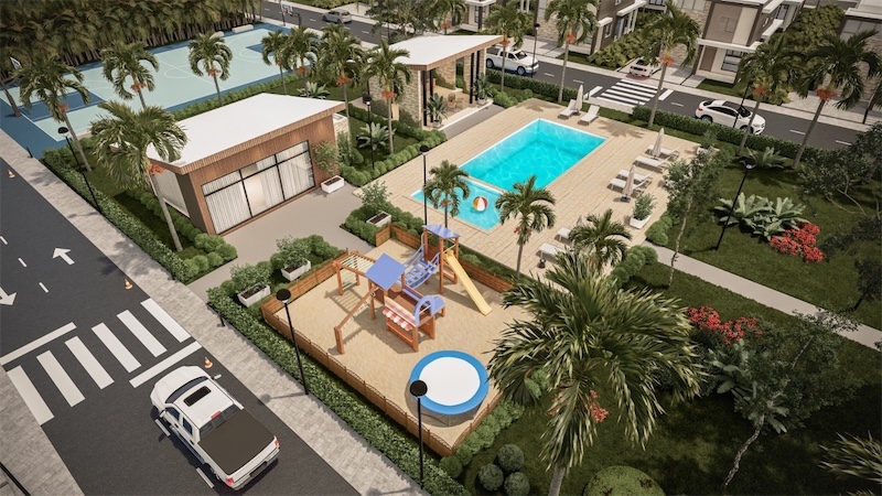 casas vacacionales y villas - Venta de Villa en boca chica a 5 minutos de la playa reserva con 1000 usd  2