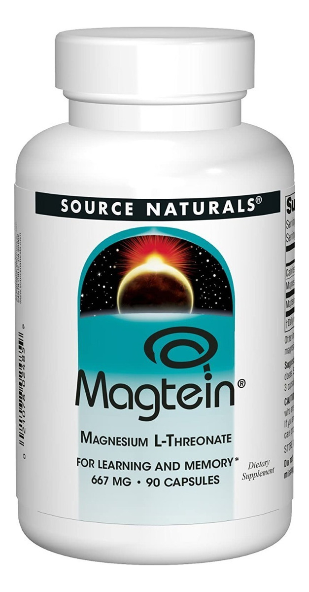Salud y Equipamiento Médico - L-treonato De Magnesio Source Naturals