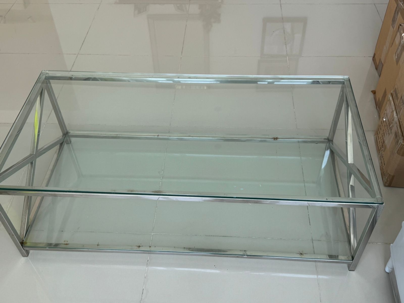 muebles y colchones - Mesa de centro, de cristal 1