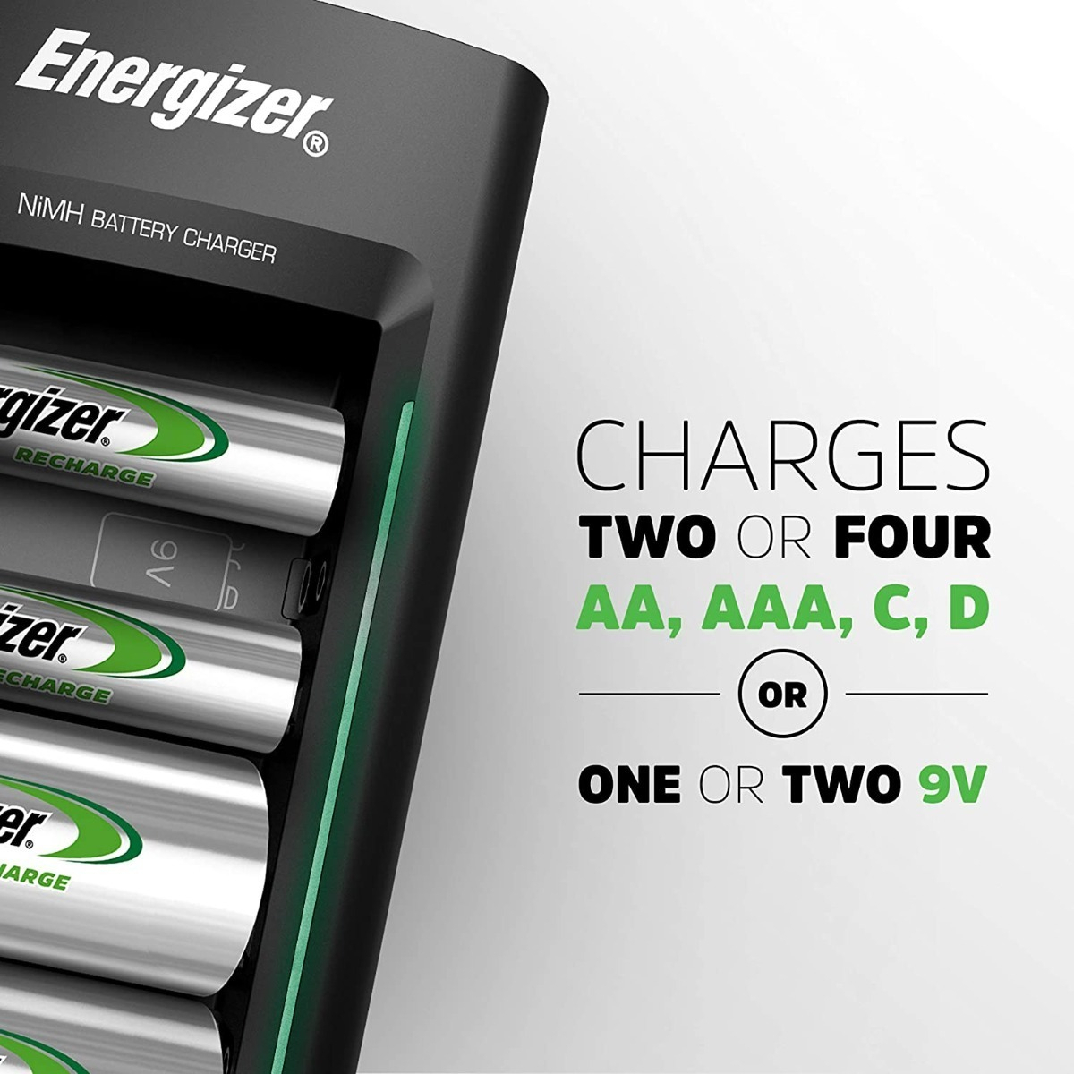 Salud y Equipamiento Médico - Cargador Bateria Energizer Con 4 Baterías Aa Nimh Recargable 3