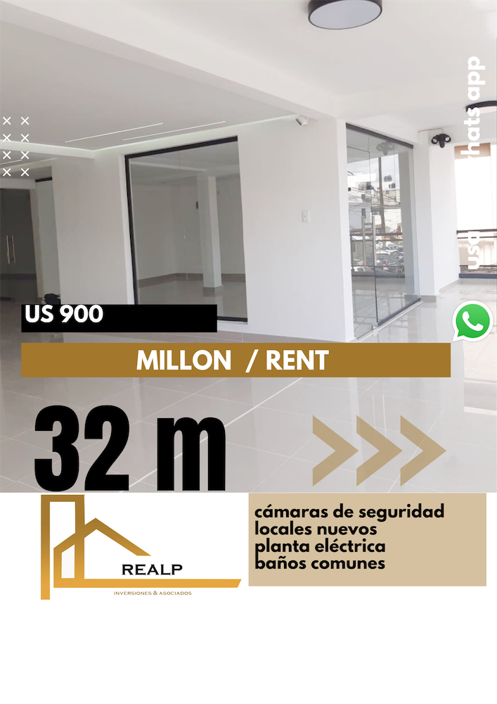 oficinas y locales comerciales - Locales en  el  millon 0