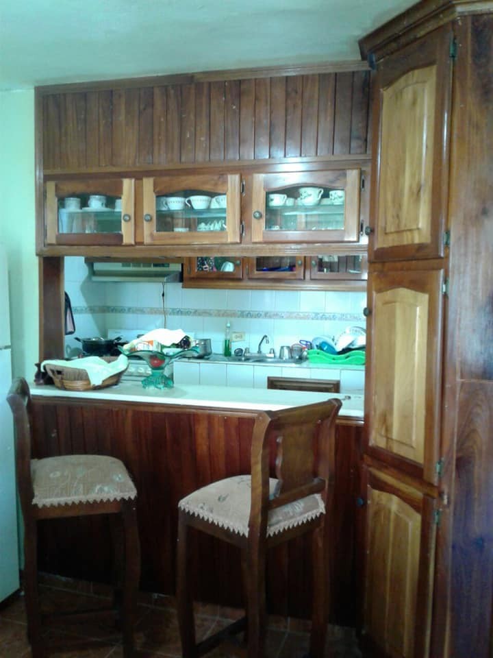 cocina - Desayunador en madera 