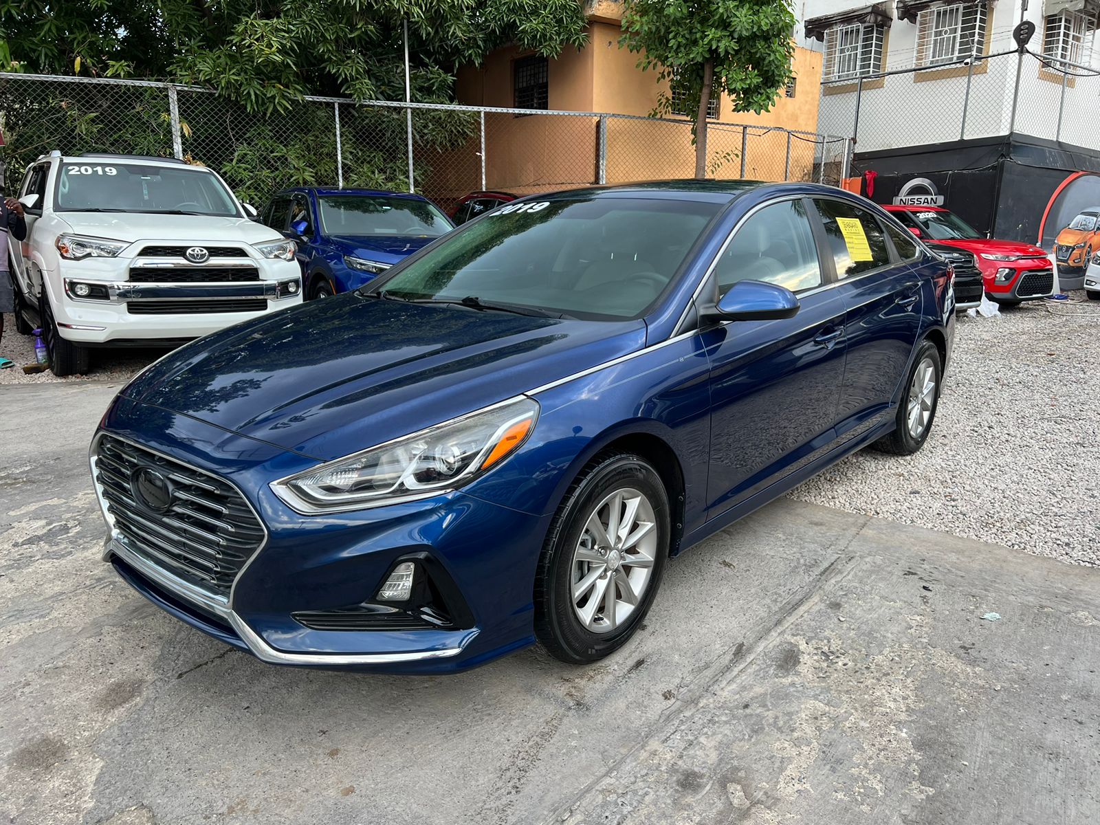 carros - HYUNDAI SONATA SE 2019 AZUL "RECIEN IMPORTADO" 6