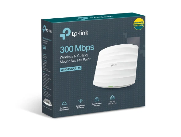 otros electronicos - ACCESS POINT TP-LINK, EAP115, AURANET, CON MONTURA 1