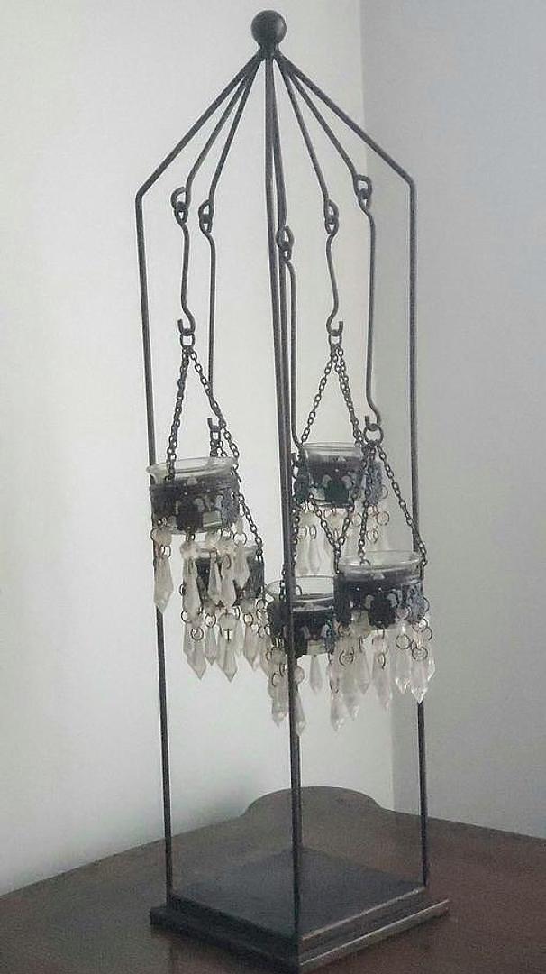 decoración y accesorios - Candelabro Torre, de mesa en hierro 
Chandelier 1