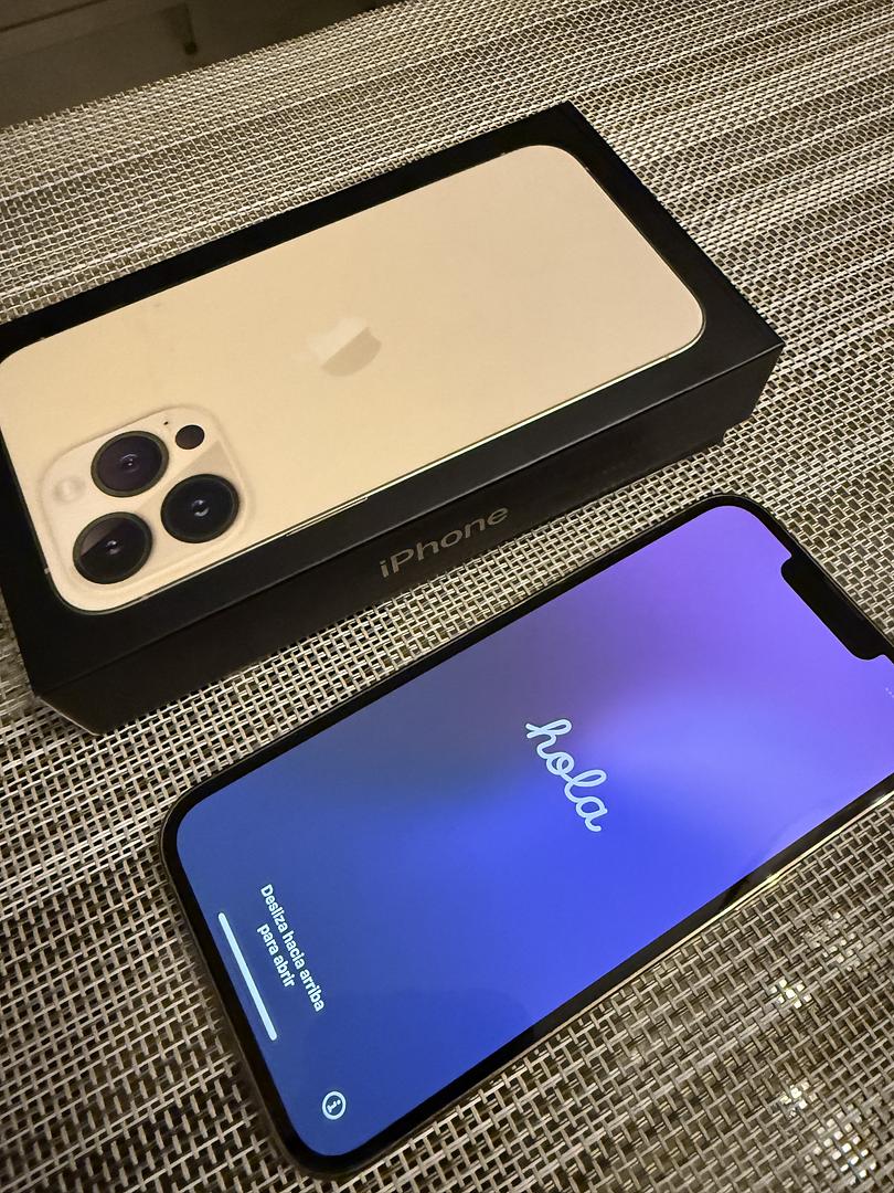 celulares y tabletas - Iphone 13Pro Gold - 512GB (como nuevo)
