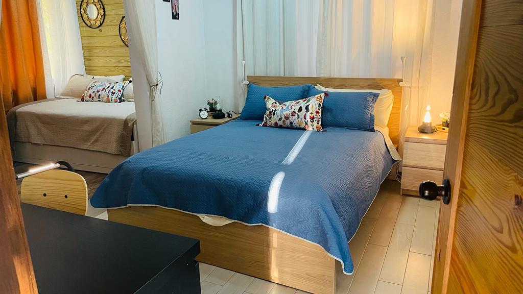casas vacacionales y villas - Casa en Jarabacoa con jacuzzi en complejo cerrado  5