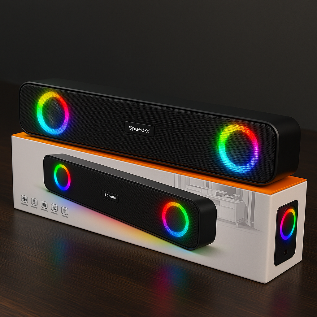 camaras y audio -  ¡Bocina Speaker RBG Inalámbrica TI-3557! 🔊 0