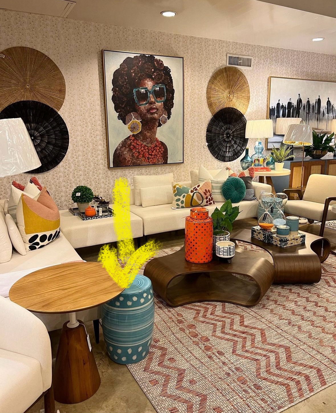 decoración y accesorios - Bancos de Cerámica Azul 3