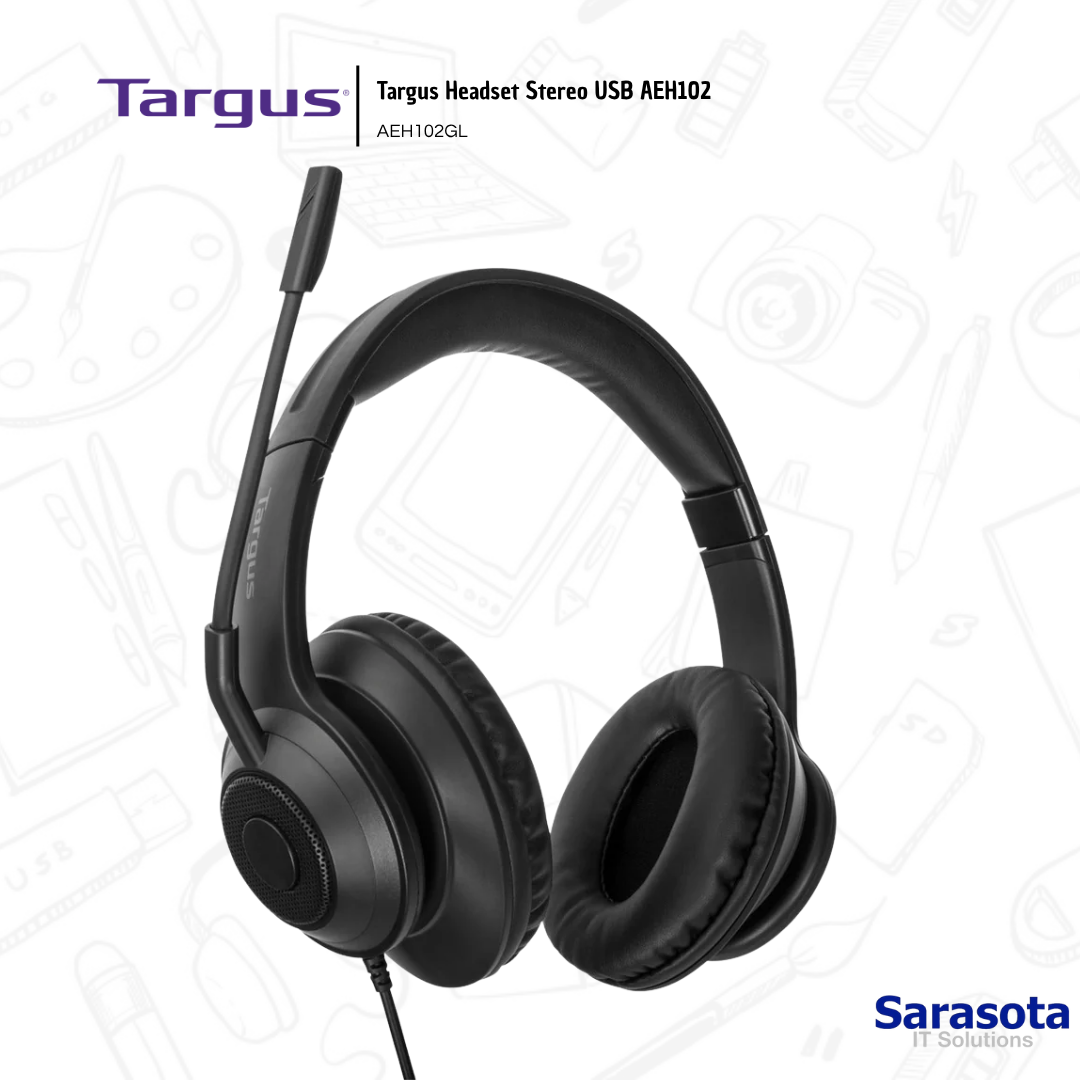 accesorios para electronica - Targus Headset Stereo USB AEH102 2