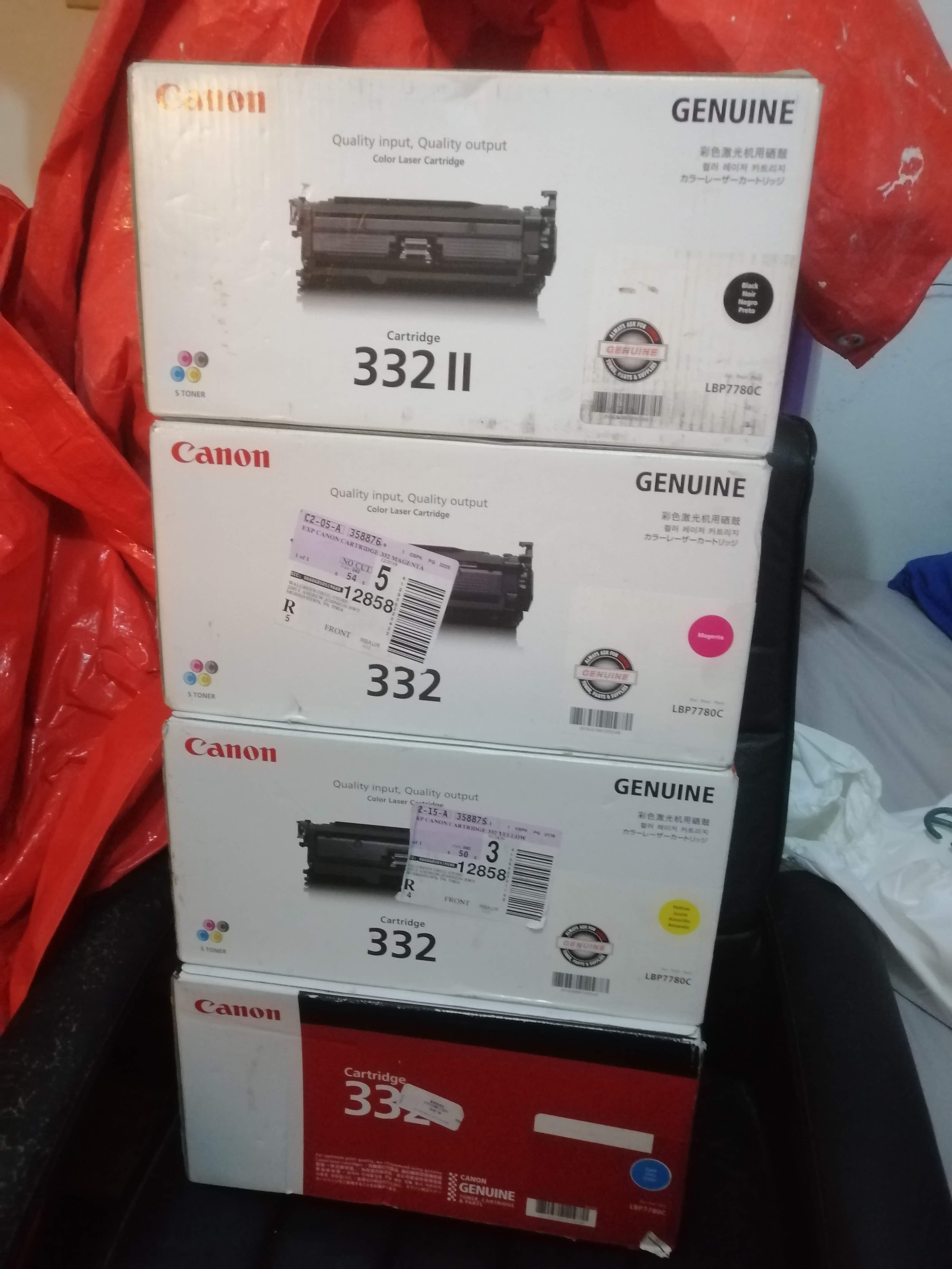 impresoras y scanners - Cartucho de tóner Canon 332 GENUINO