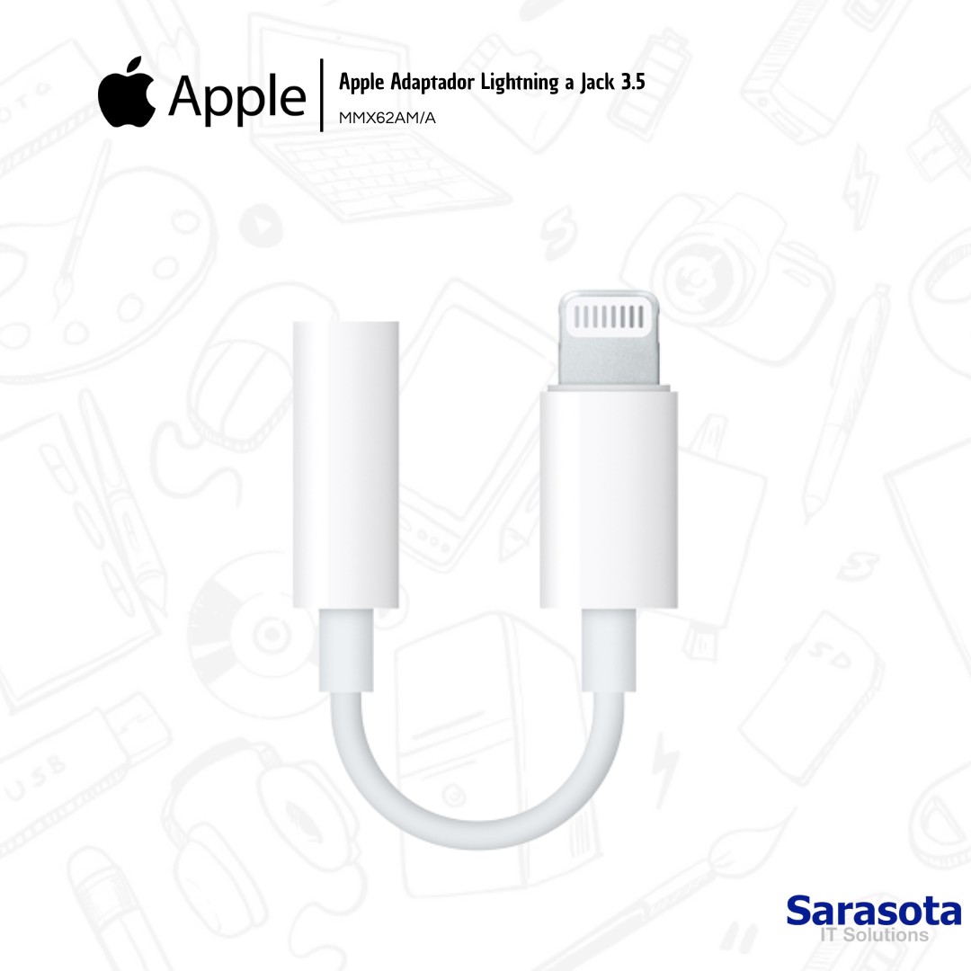 accesorios para electronica -  Adaptador Lightning a Jack 3.5mm Apple MMX62AM/A 1