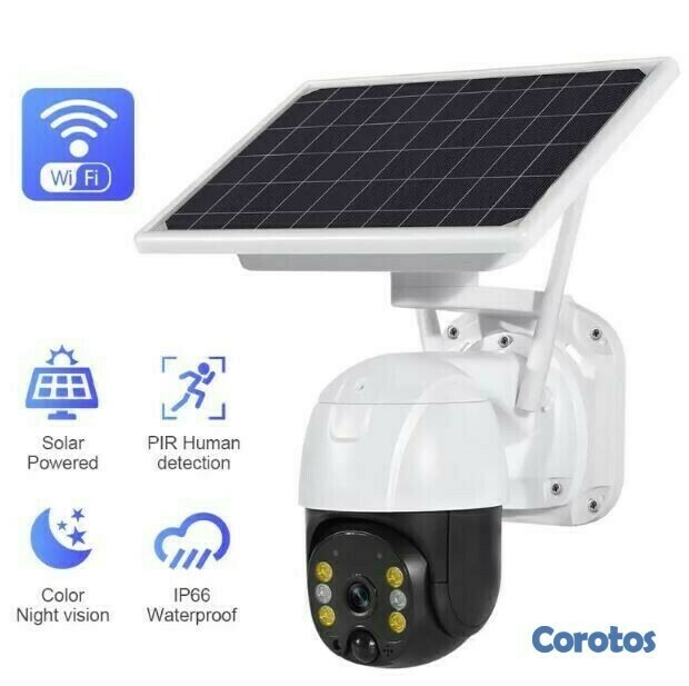 camaras y audio - Camara wifi de exterior PTZ solar 2