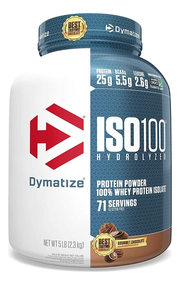 Salud y Equipamiento Médico - Proteina Iso 100 Chocolate 5 Lb 0