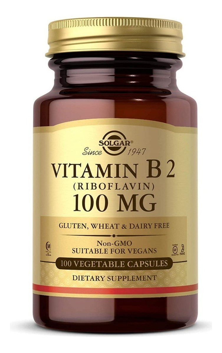 Salud y Equipamiento Médico - Vitamina B2 100 Mg - Solgar